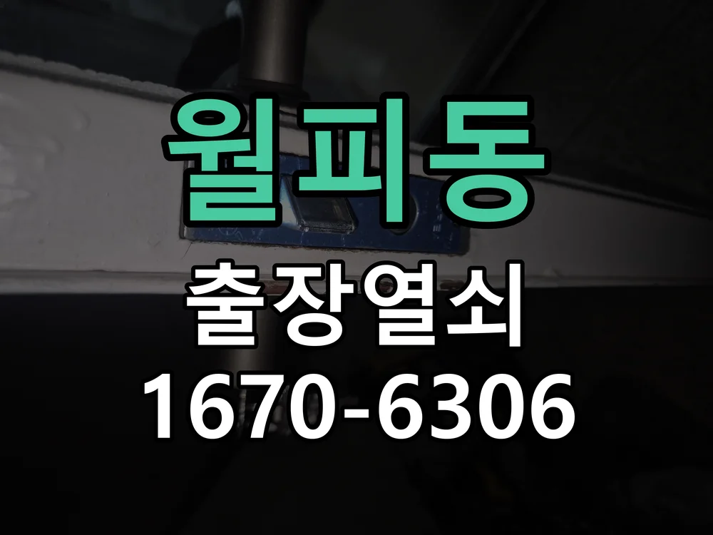 안산시 월피동 작업 완료